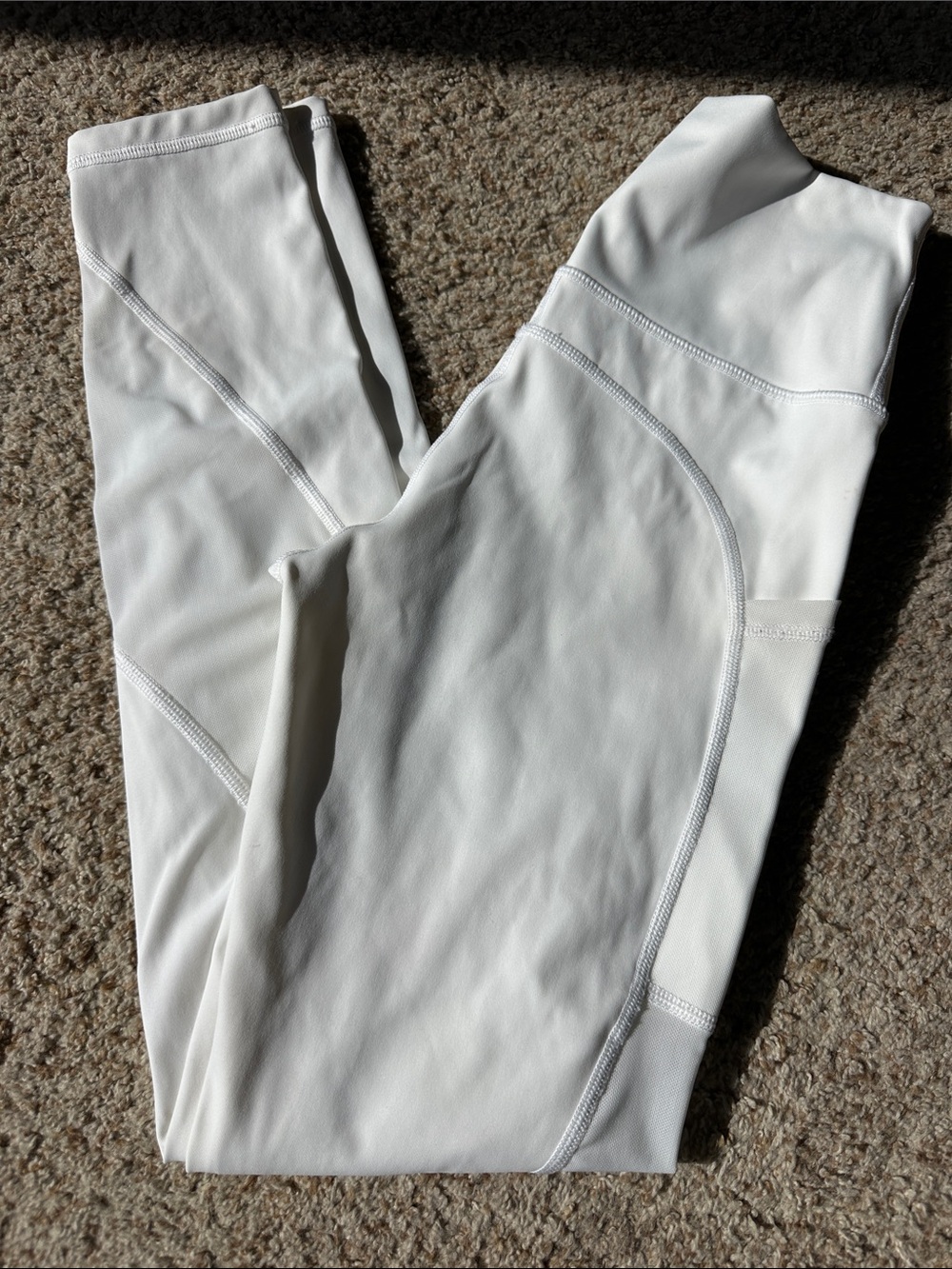 aerie OFFLINE High-Rise White Leggings